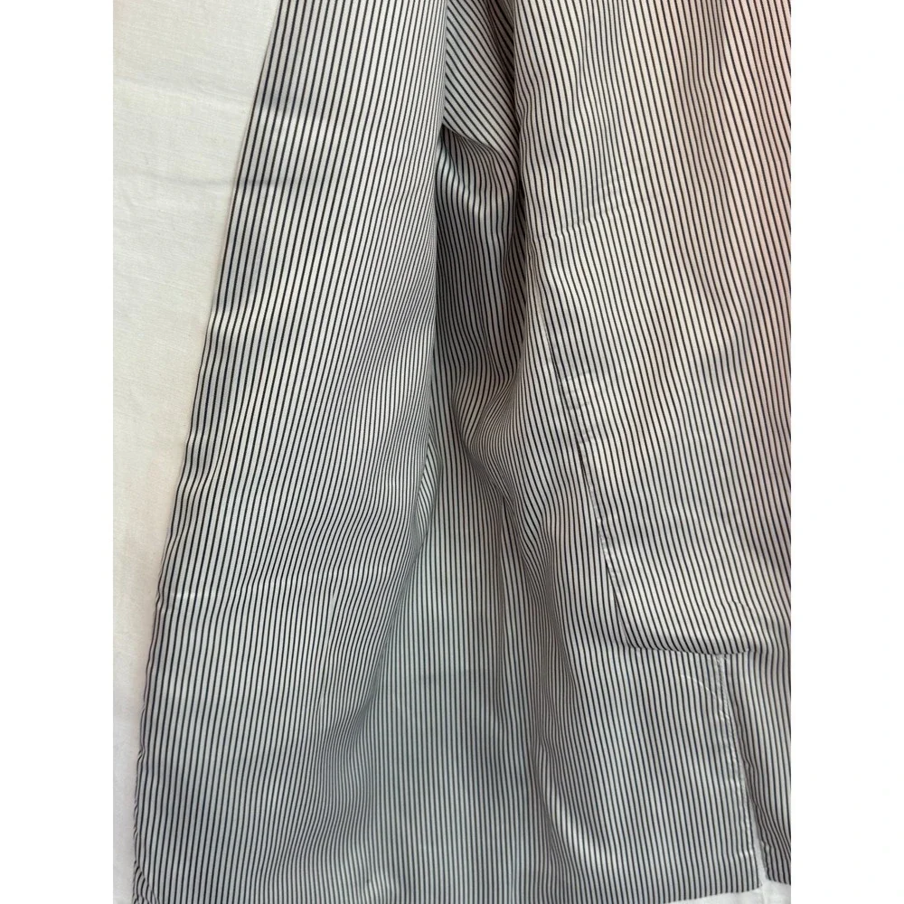 Guess Mens White Linen Blend Single Breasted Blazer Sport Coat Jacket Lined Sz L